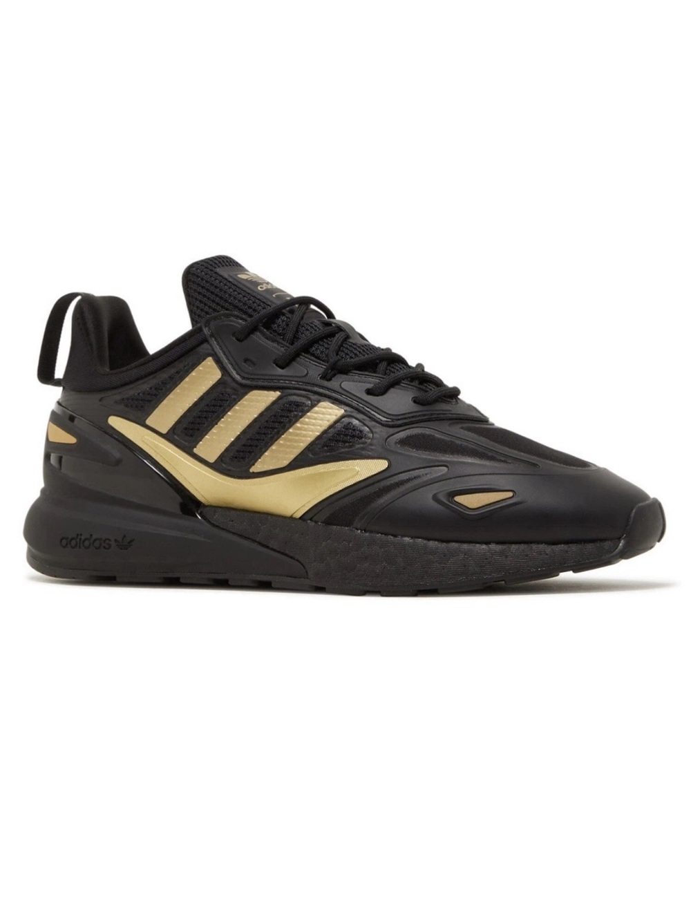 Adidas Originals ZX 2K Boost Men’s Running Shoe Black Sneaker Trainers SZ 11.5